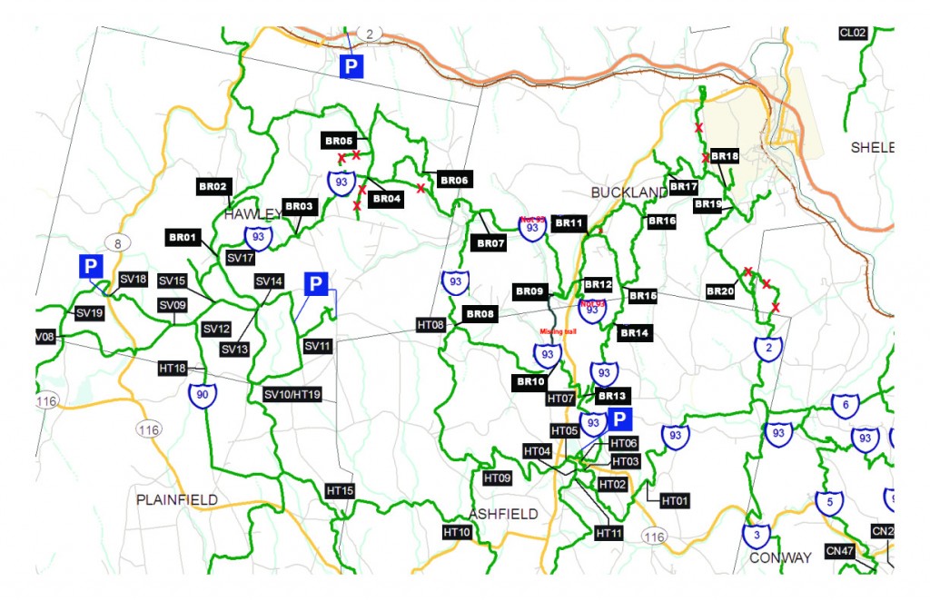 Trails and Maps Buckland Riders